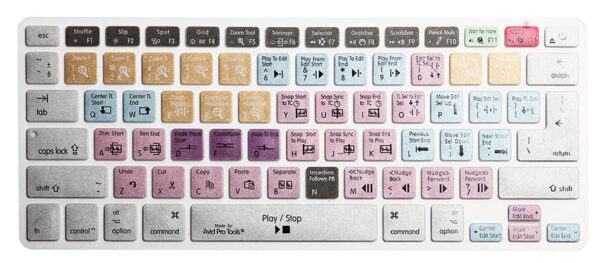 Protector teclado Macbook 13 Silicona Protools Silver Accesorios Computacionales 2