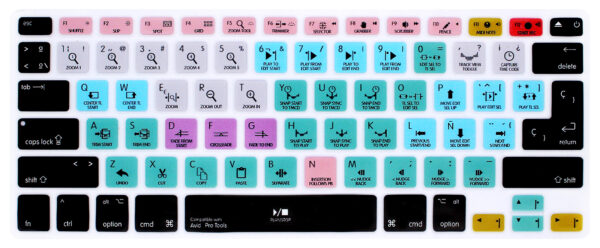 Protector teclado Macbook 13 Silicona Protools Negro Accesorios Computacionales 2