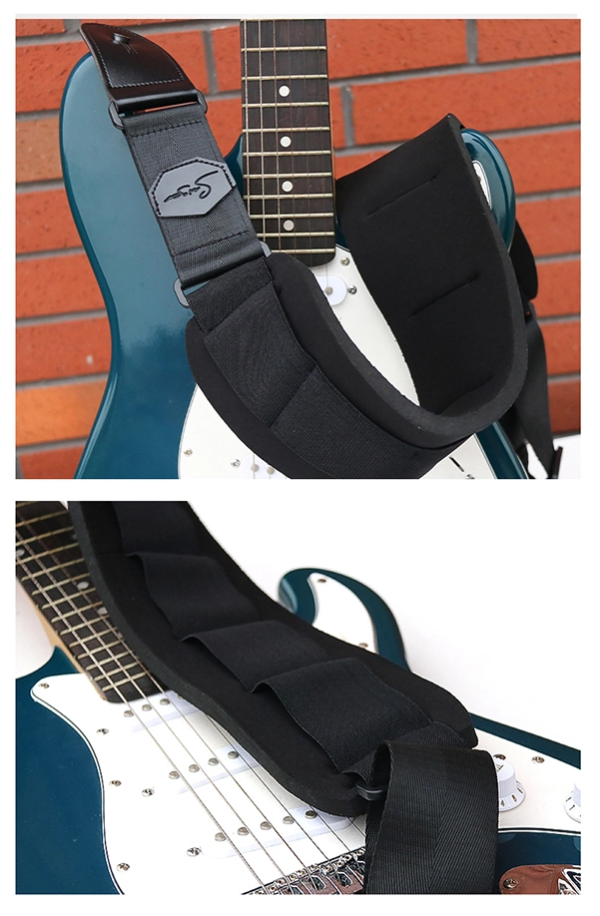 Correa Strap Guitarra Bajo con Memory Foam PE-A67 Accesorios Musicales 2