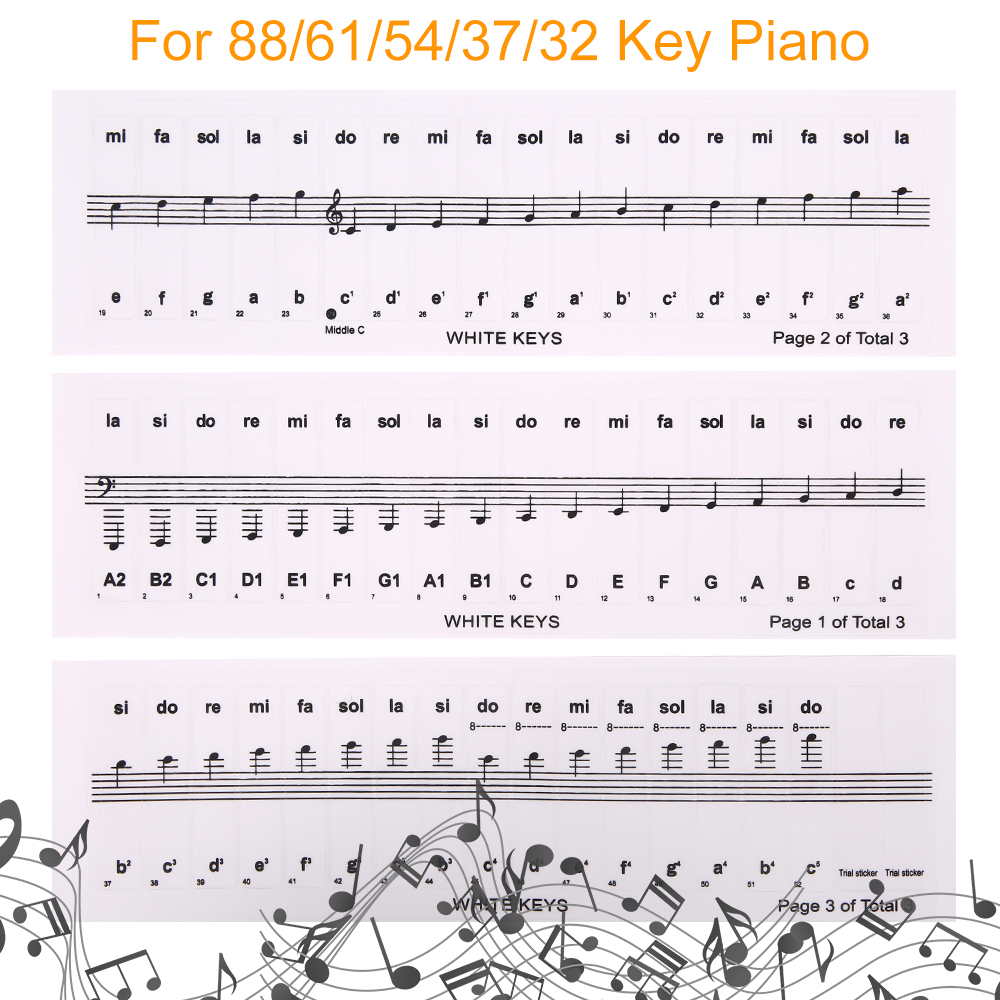 Sticker Musique Piano - ref.d19865
