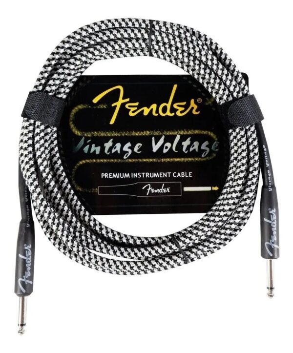 Cable De Instrumento Fender Vintage 6 Metros Guitarra Bajo 20ft Accesorios Musicales 4