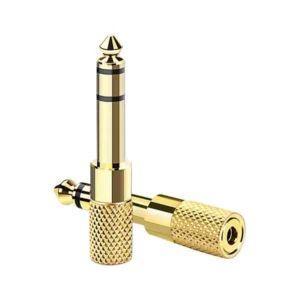 Adaptador Metálico 3.5mm Jack Cobre PAR